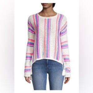 Lilly Pulitzer Rozalia Sweater Amethyst Paradise Island Stripe Size S